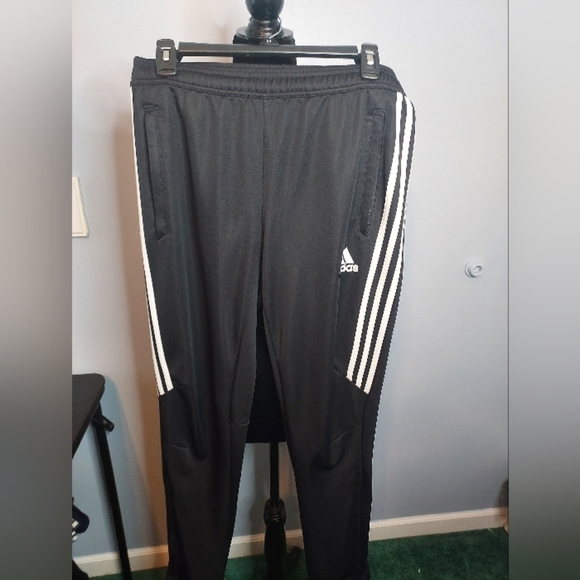 Adidas Black/White Joggers Size Large Climacool - Picture 2 of 9